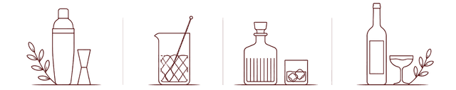 Martini's bar illustration